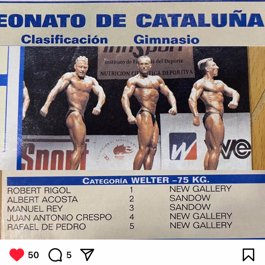 Robert concurs de culturisme